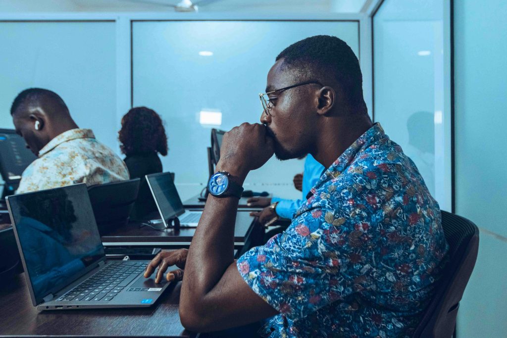 pexels photo 33920044 33920044 Students in an IT class learning coding and software development in Accra, Ghana.